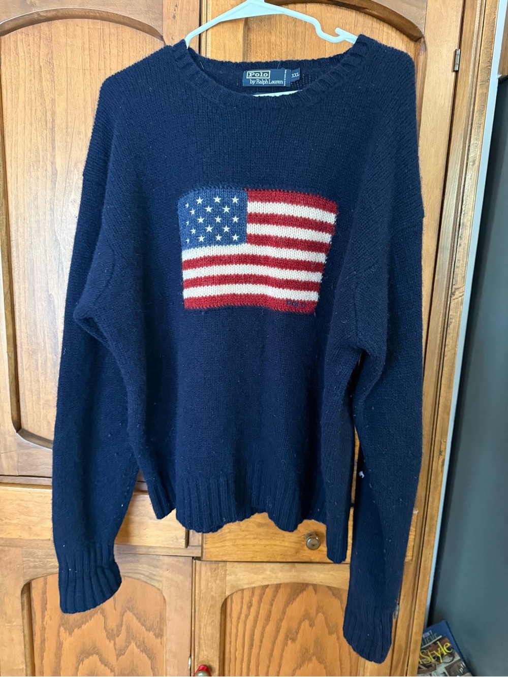 Ralph Lauren Polo American Flag Sweater XXL